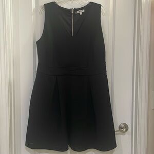 Jennifer Lopez ladies‎ black sleeveless dress with zipper & underlining size 18